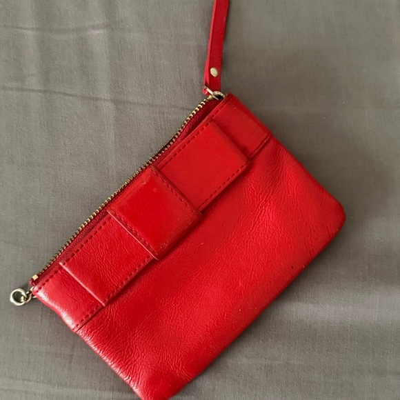 Kate Spade Red Bow Coin Purse~VTG ♠️ - Picture 1 of 7